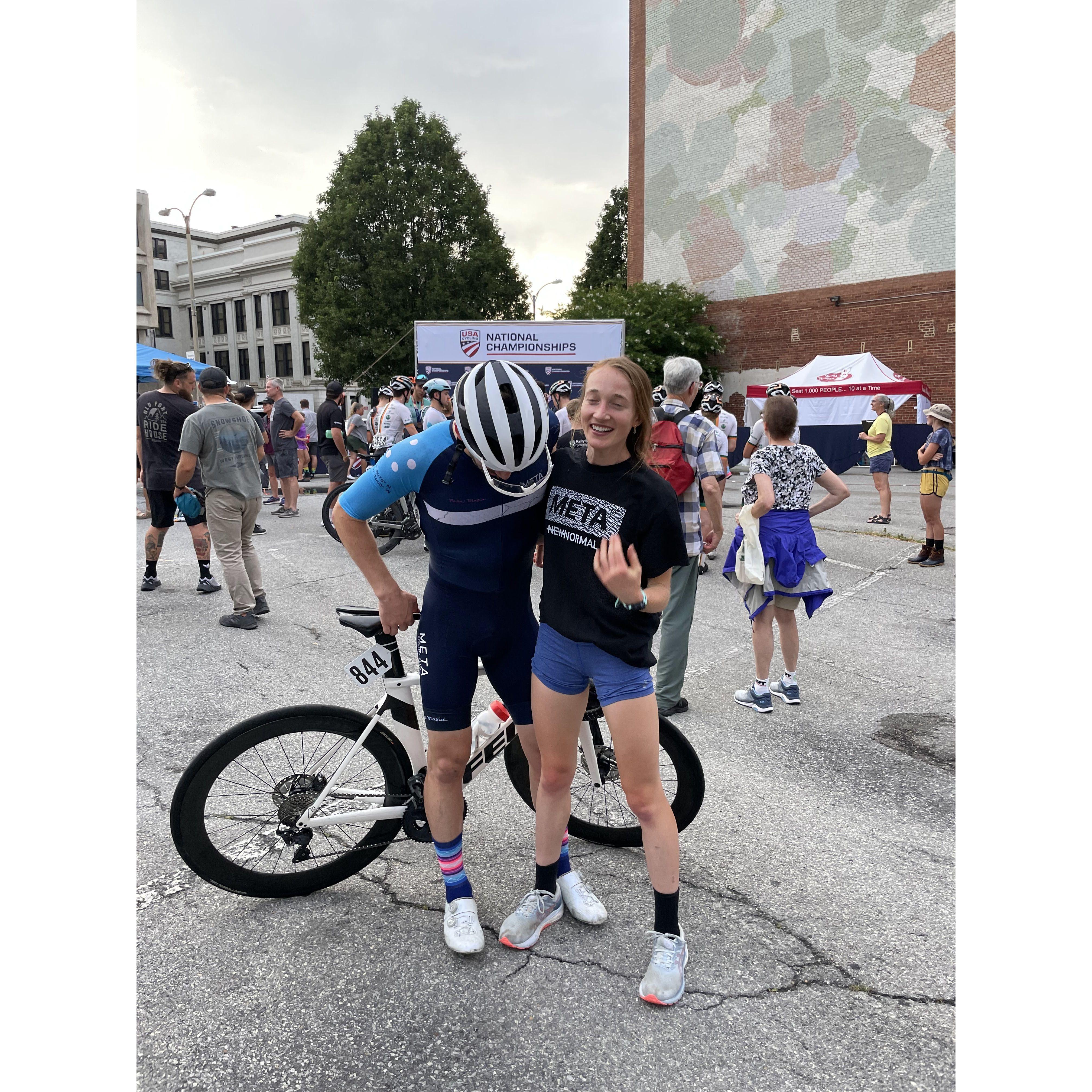 A trip out to Roanoke, VA where Alex completed his first National Championship Crit race.