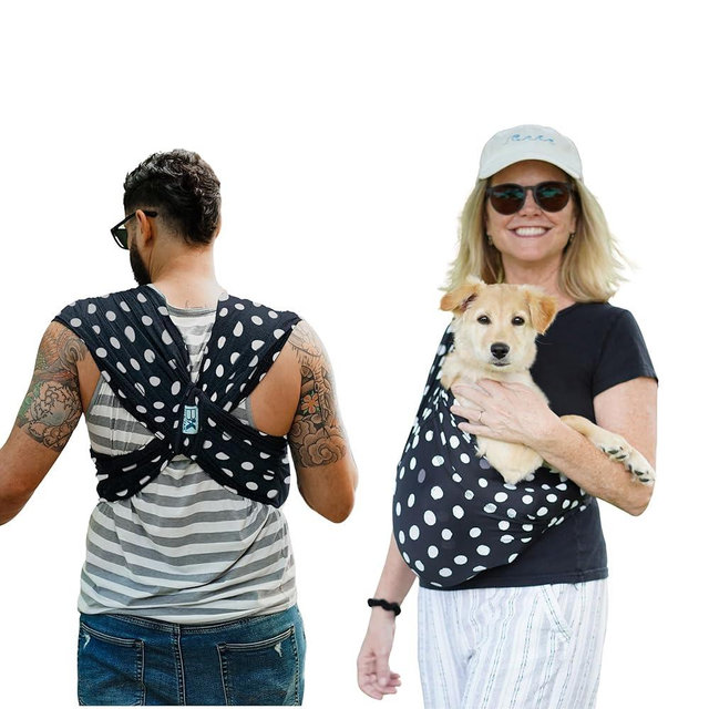 Pet K'tan Dog Sling Carrier: Hands Free for Small & Medium Dogs - #1 Pet Travel Accessory & Gift -Bond with New Puppy- Safe Durable Soft-Hands Free - Cats & Small Animals Anti-Anxiety-Sized for Human