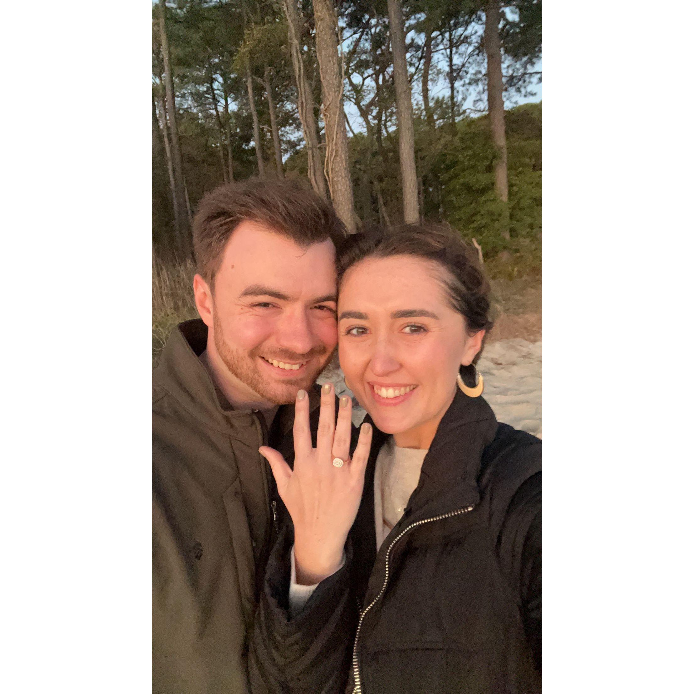 The day he asked and she said "Okay, sure!"