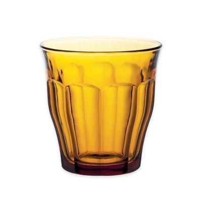Duralex Picardie Amber 8.8 oz. Tumblers (Set of 6)