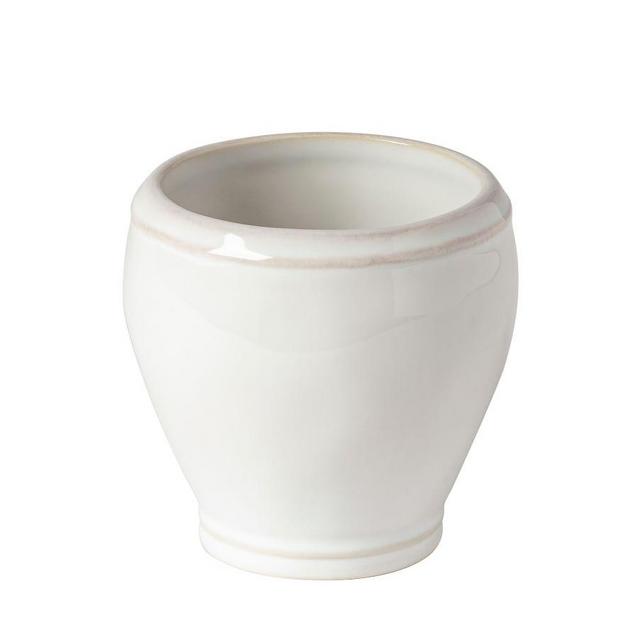 Casafina Fontana Stoneware Bathroom Tumbler, White