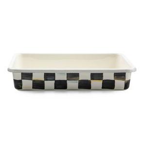 Courtly Check 9" x 13" Baking Pan Black