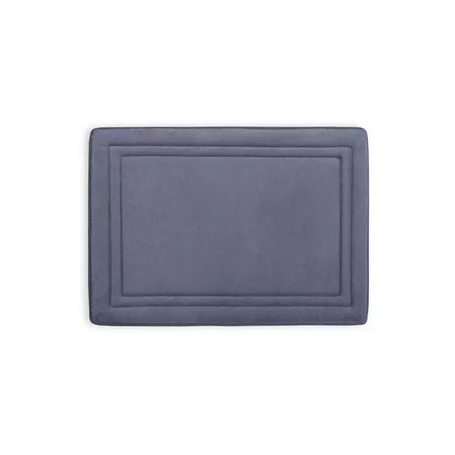 Simply Essential™ Memory Foam 17" x 24" Bath Mat in Medium Blue
