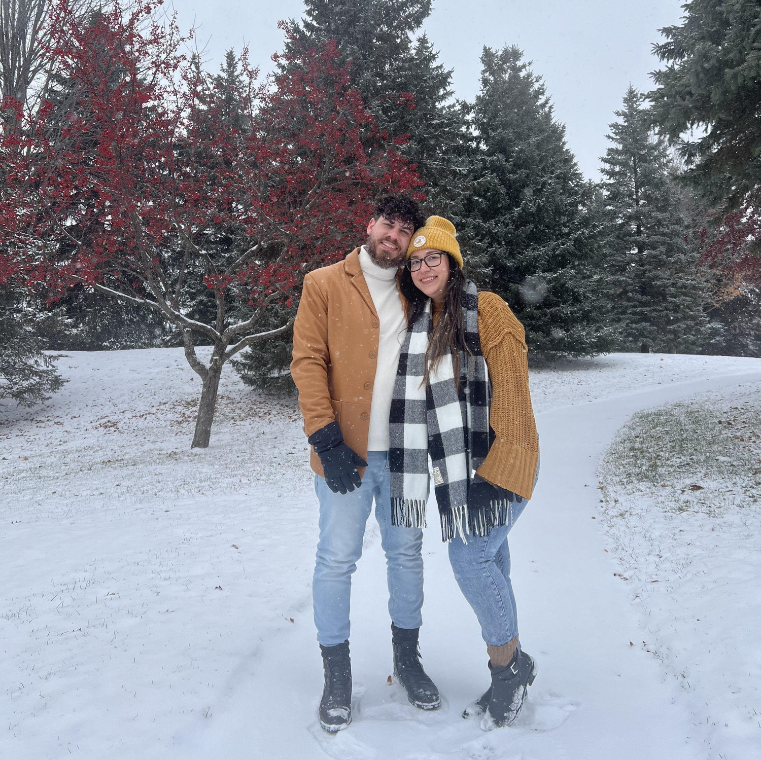 Our first Minnesota snow