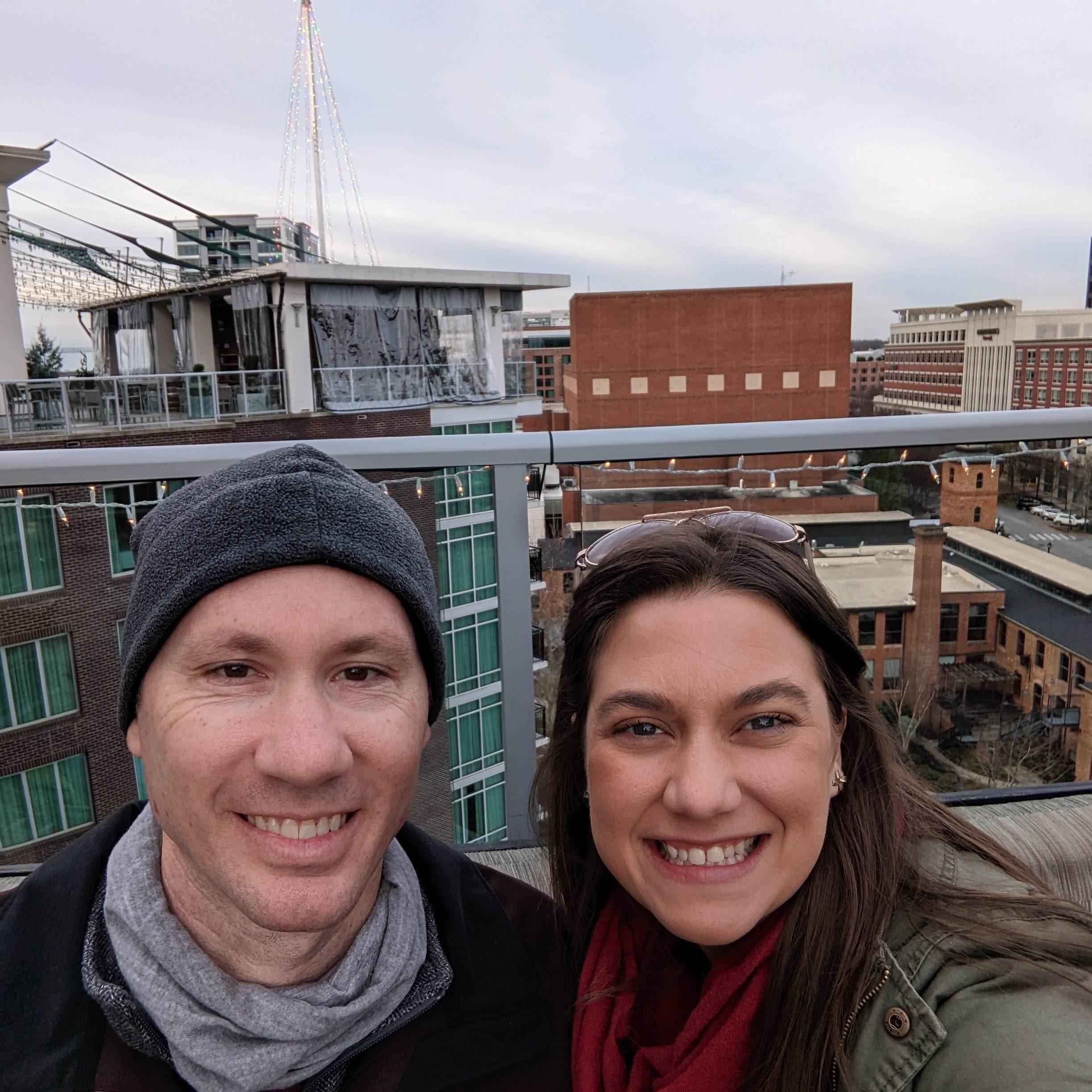 Christmas time in Greenville, SC