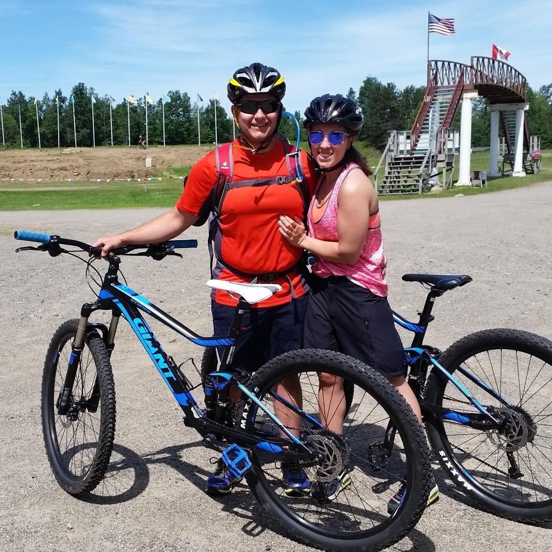 Mountain biking at Mt. Van Hoevenberg