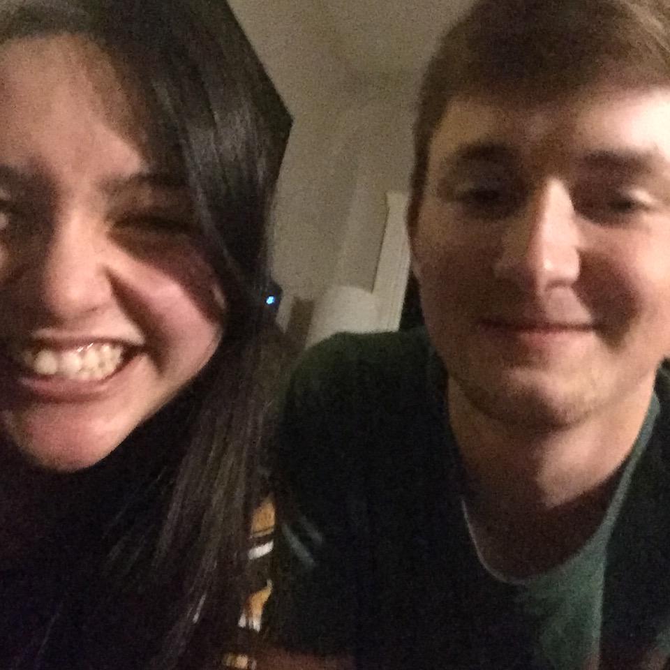 The first photo of us together
