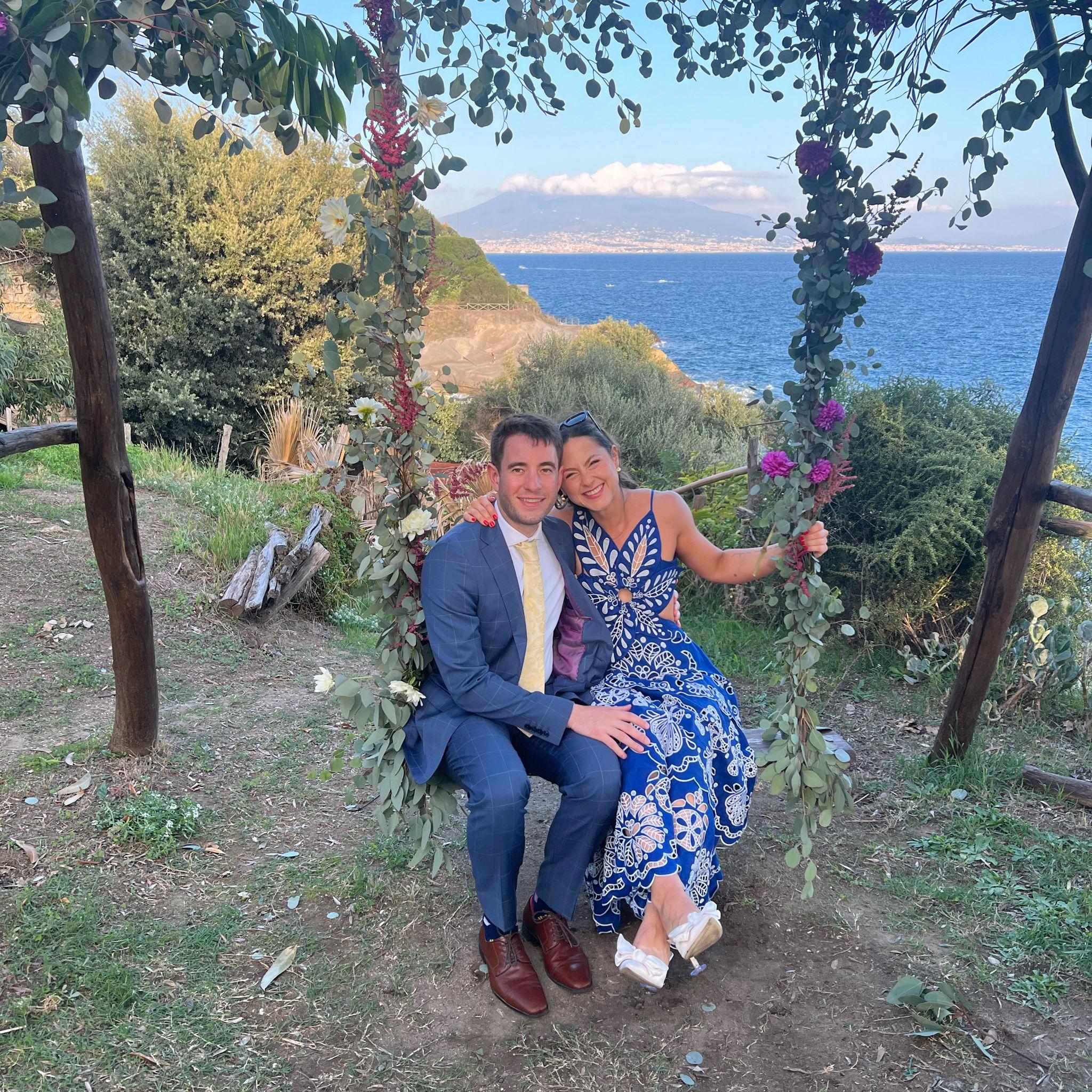 Celebrating our friends wedding in Naples, Italy!