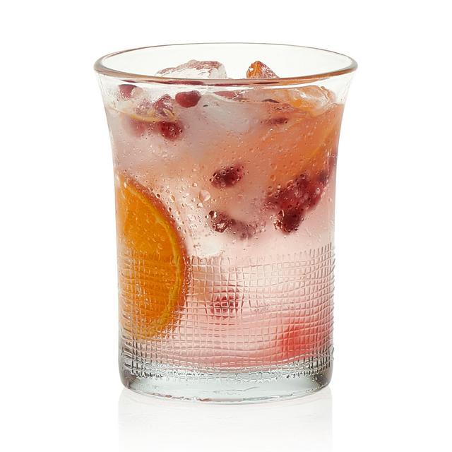 Libbey Yute Tumbler Glasses, Clear, Set of 8