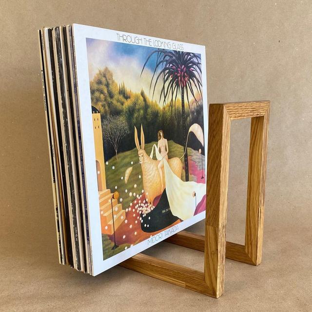 Vinyl Records Storage,Vinyl Storage, Natural Wood Stand,Modern design,Minimalistic Vinyl Storage,Record Storage, Record Rack,LP Record Stand