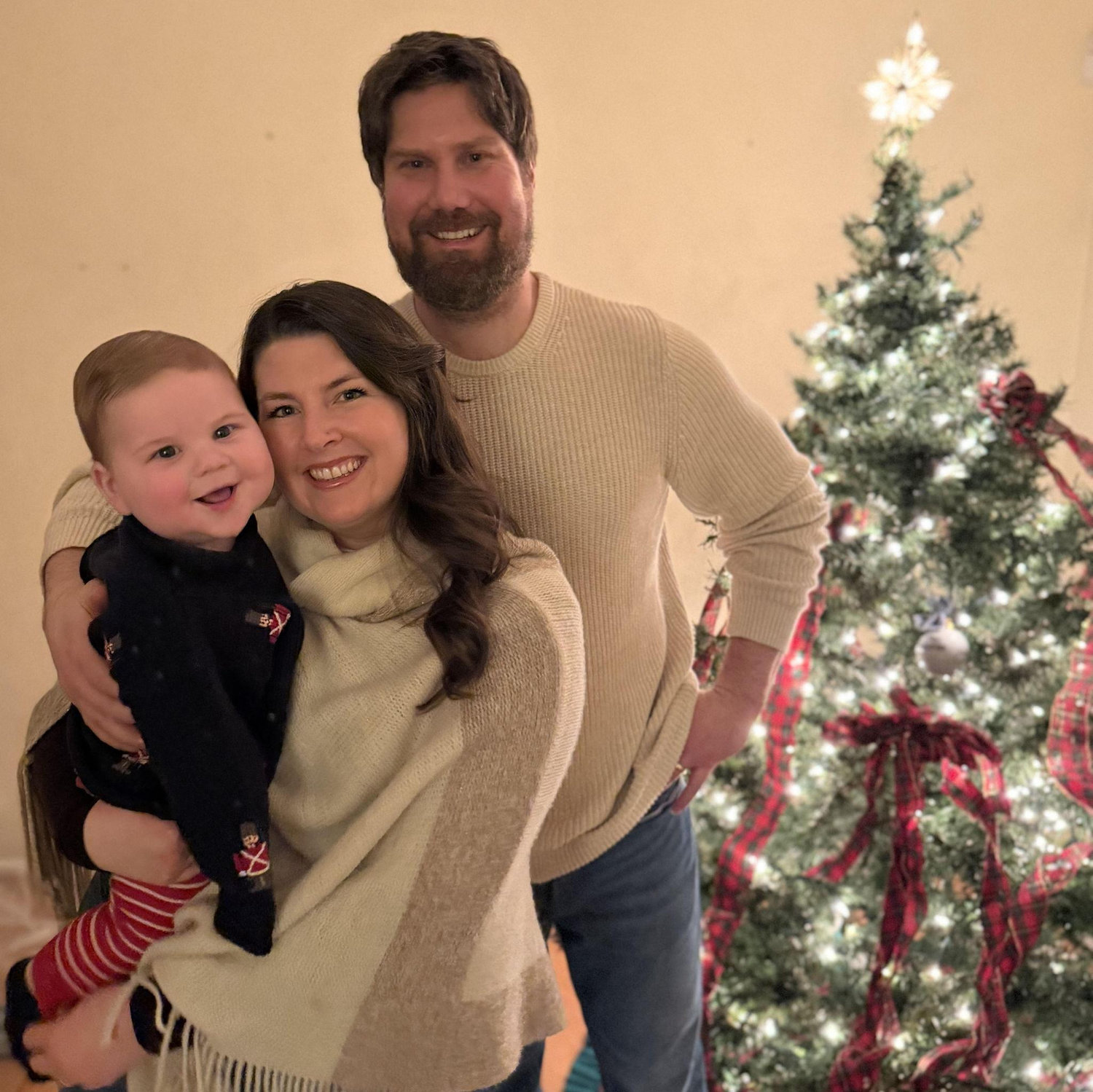 Our first Christmas as a family of 3 in our new home