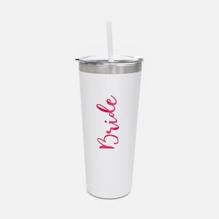 Bride Tumbler with Straw