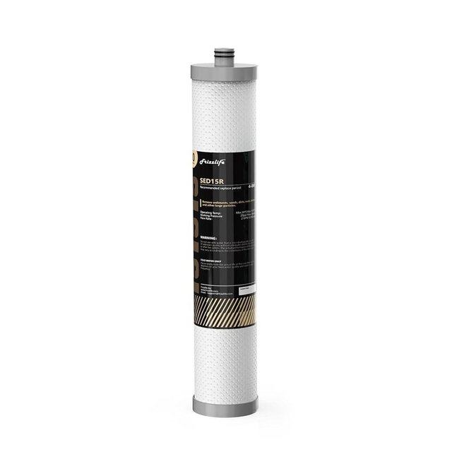 Frizzlife SED15R Replacement Filter Cartridge (1st Stage) for DW15, TW15, DW15F, TW15F Under Sink Water Filters