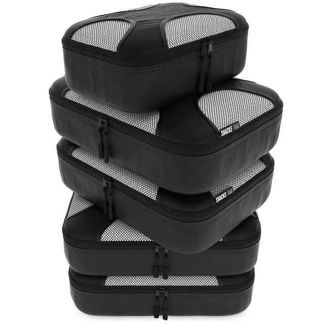 Shacke Pak - 5 Set Packing Cubes - Medium/Small – Luggage Packing Travel Organizers