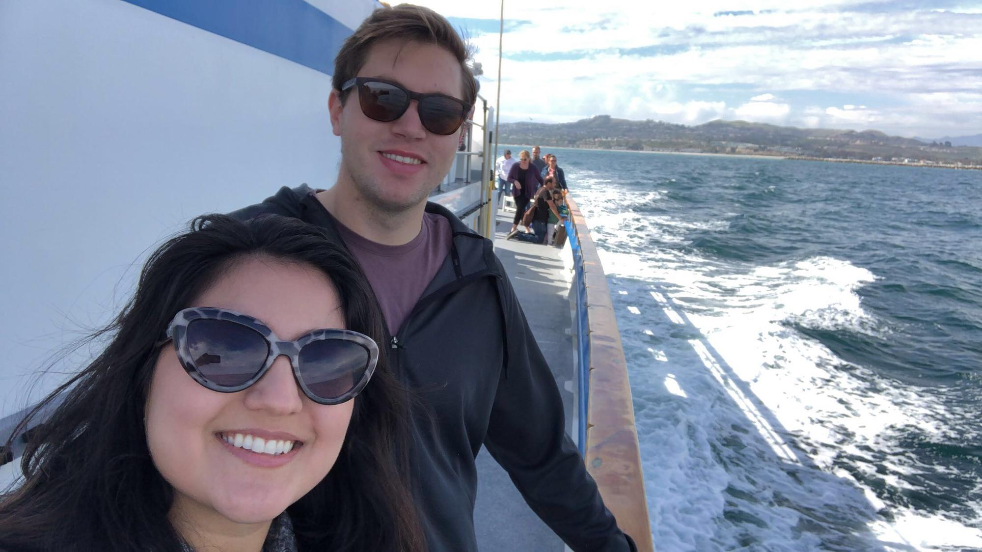 One of many whale watching trips.