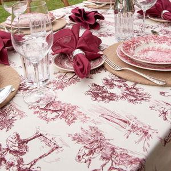 Mantel Gardenia y servilletas