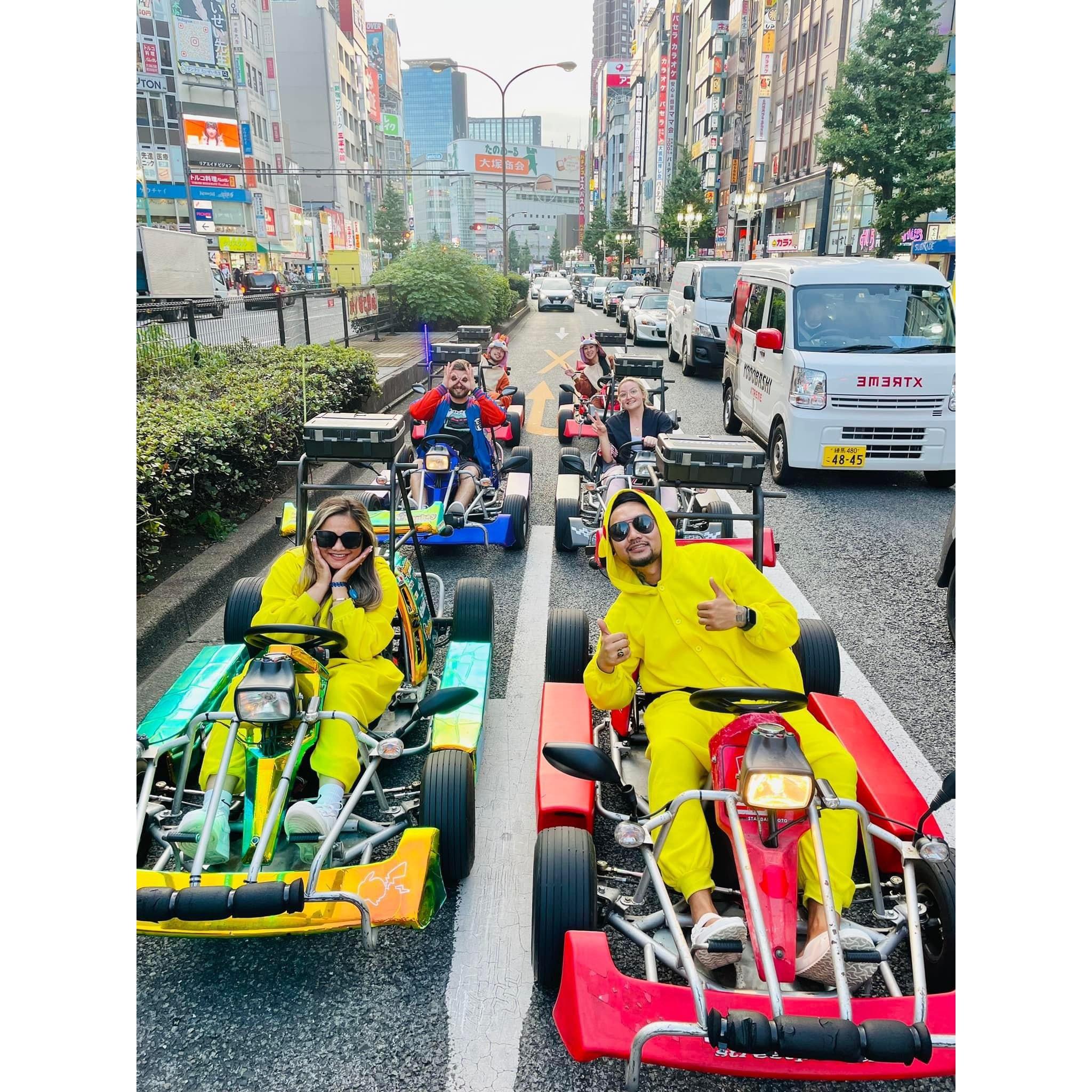 JAPAN 🇯🇵 our tokyo go carting together 🚙