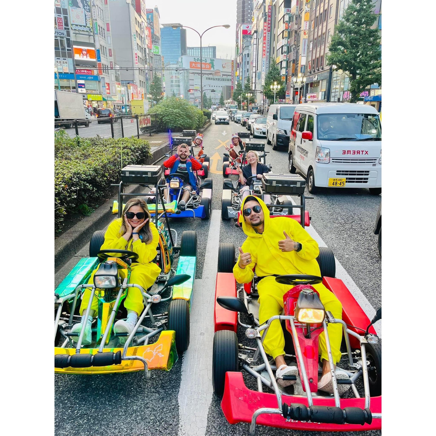 JAPAN 🇯🇵 our tokyo go carting together 🚙