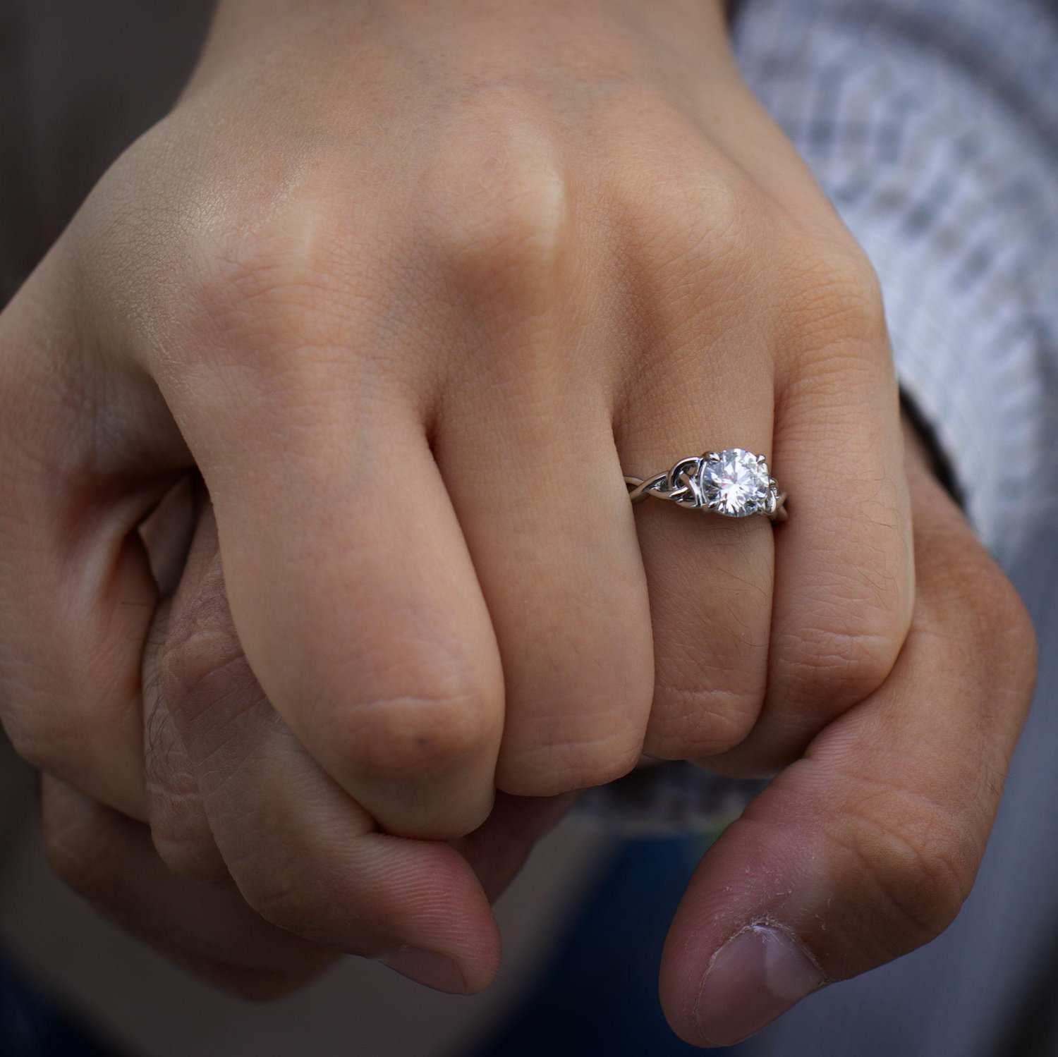 The engagement ring!
