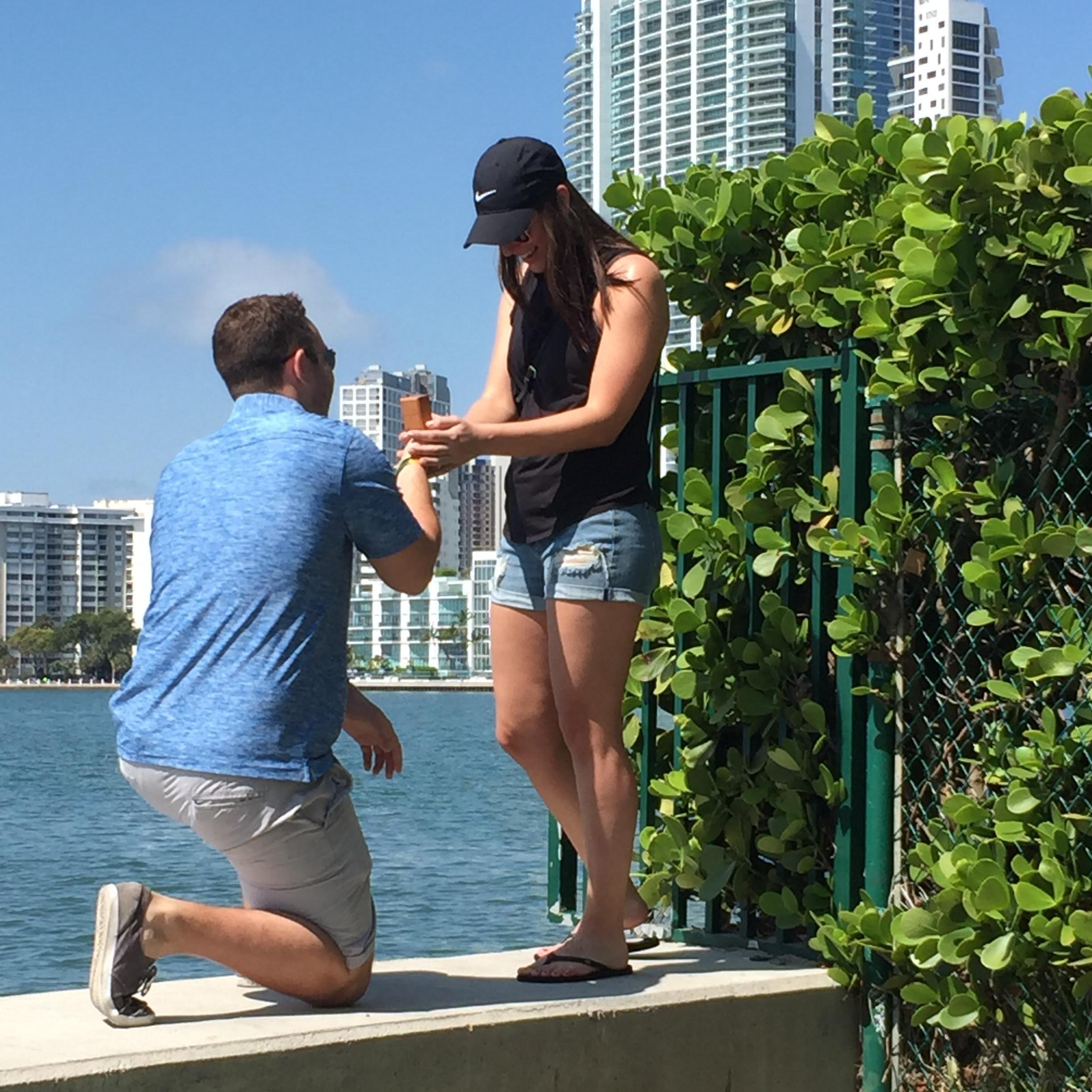 Popping the question on the seawall on Brickell Key!
May 12, 2017
Miami, FL