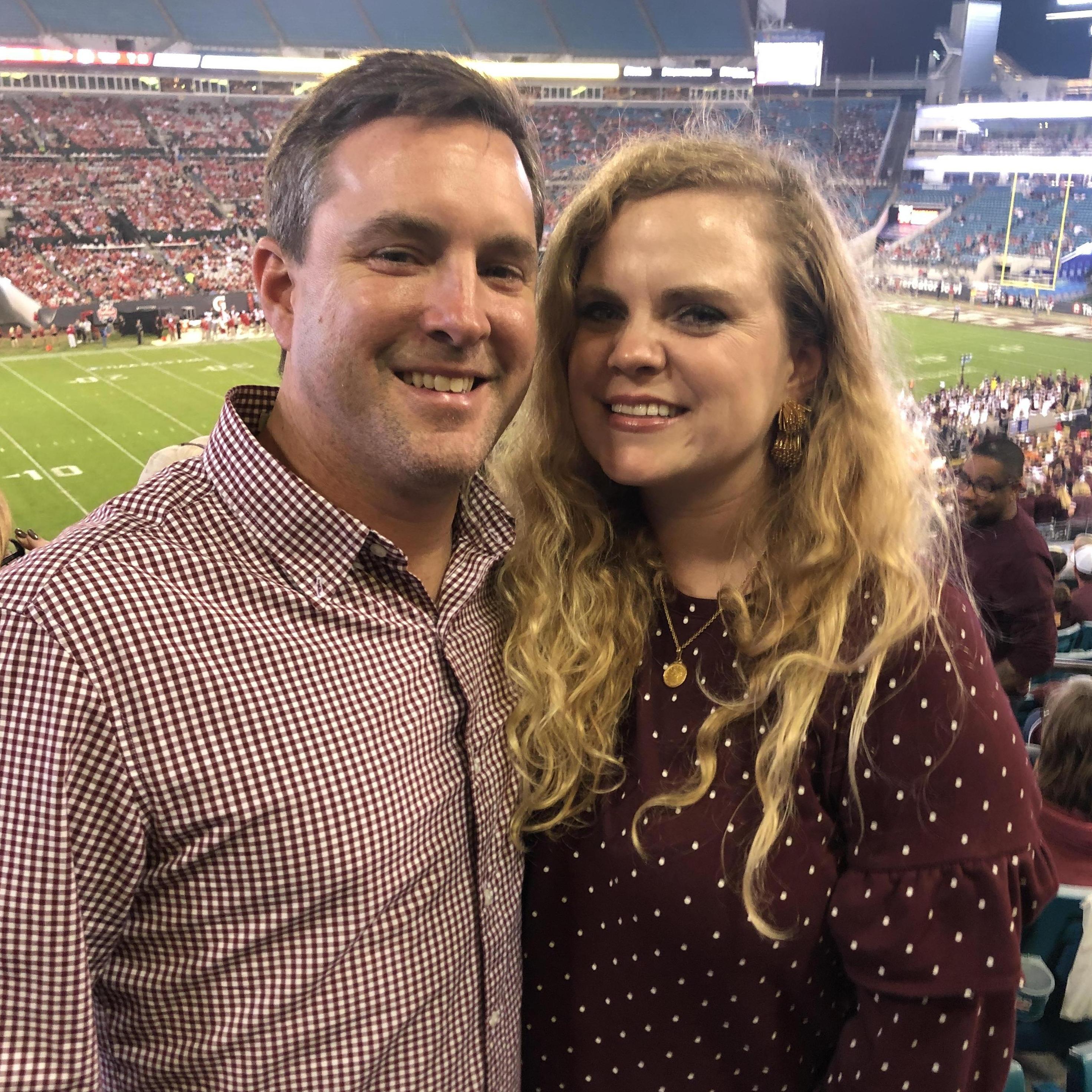 Happy New Year from the Gator Bowl in Jacksonville, Florida