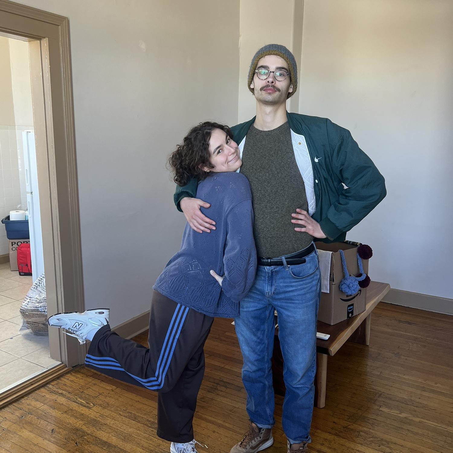 Moving into our first apartment together!