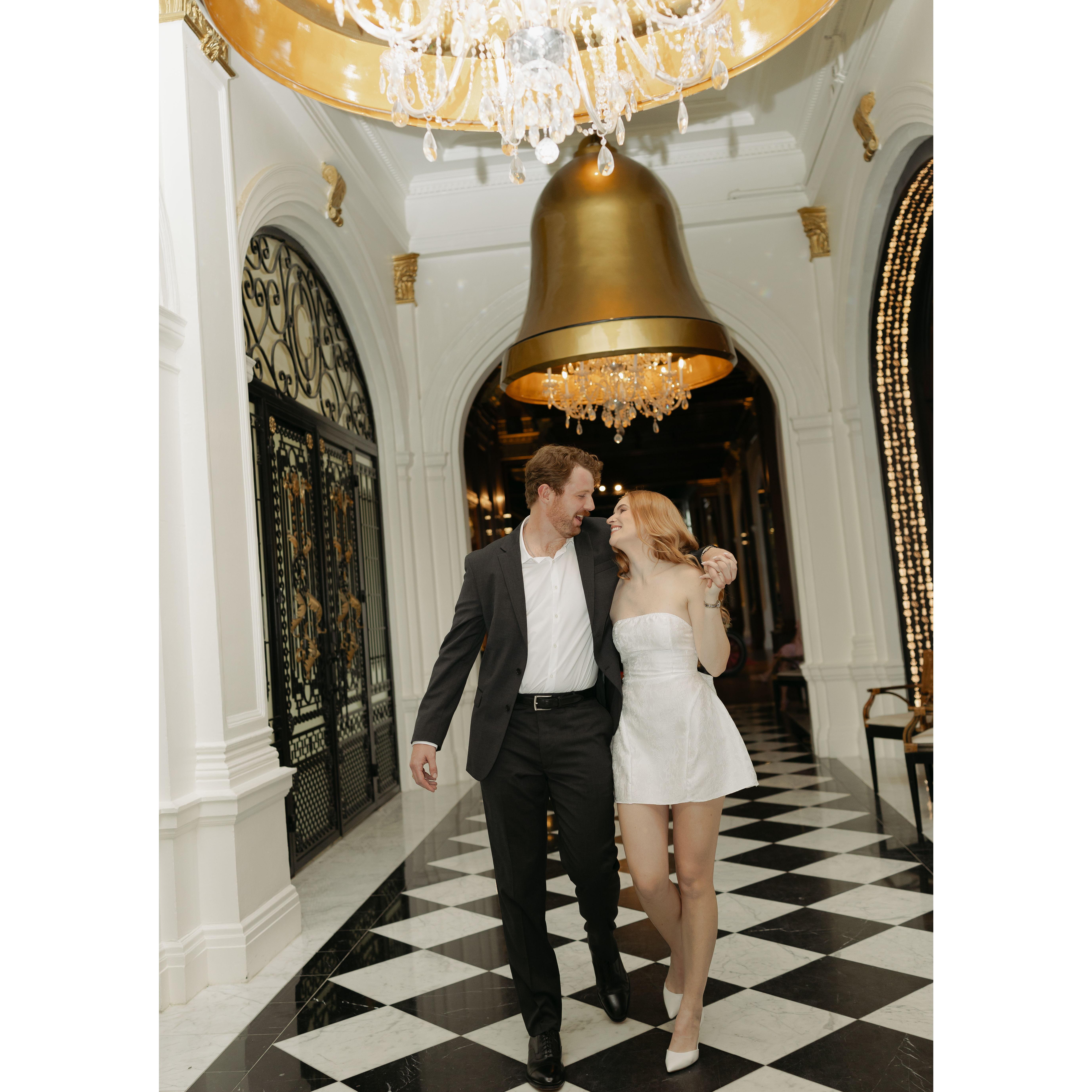 Engagement shoot at the Grand Galvez in Galveston, TX!