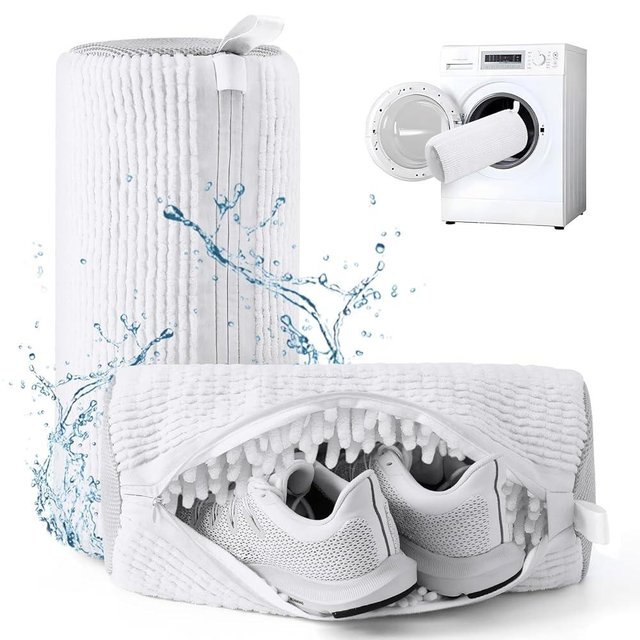 Shoe Washing Machine Bag,Shoe Laundry Bags for Sneakers, Reusable Shoe Cleaning Bag for All Shoe Sizes