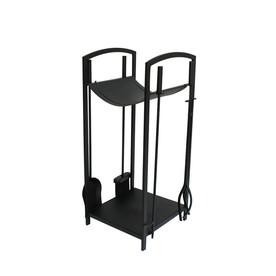 Pleasant Hearth 5-Piece Steel Fireplace Tool Set