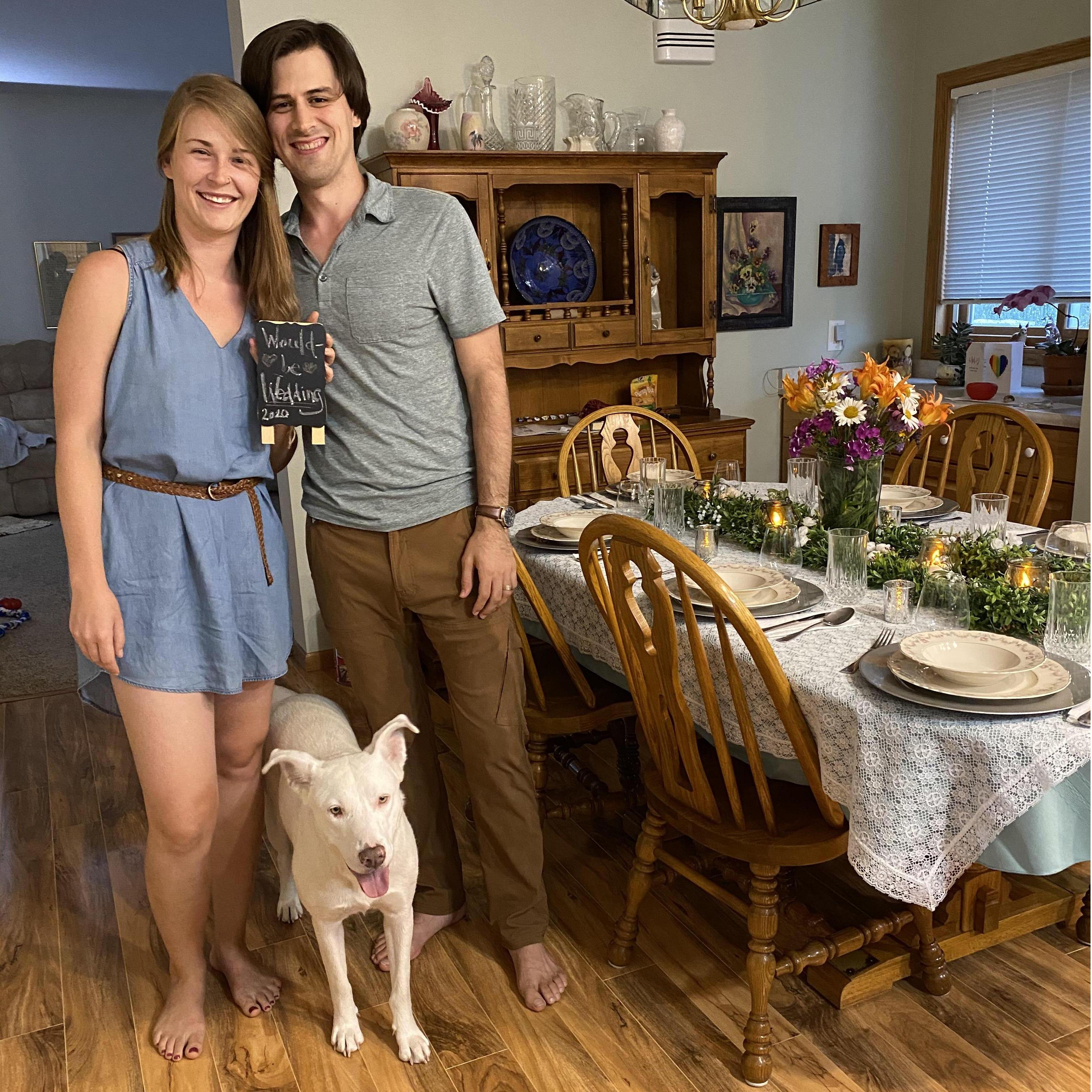 Our "Would-be" wedding on the original date
