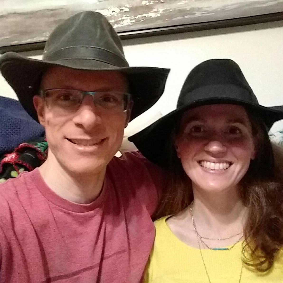 Matching hats are a must!