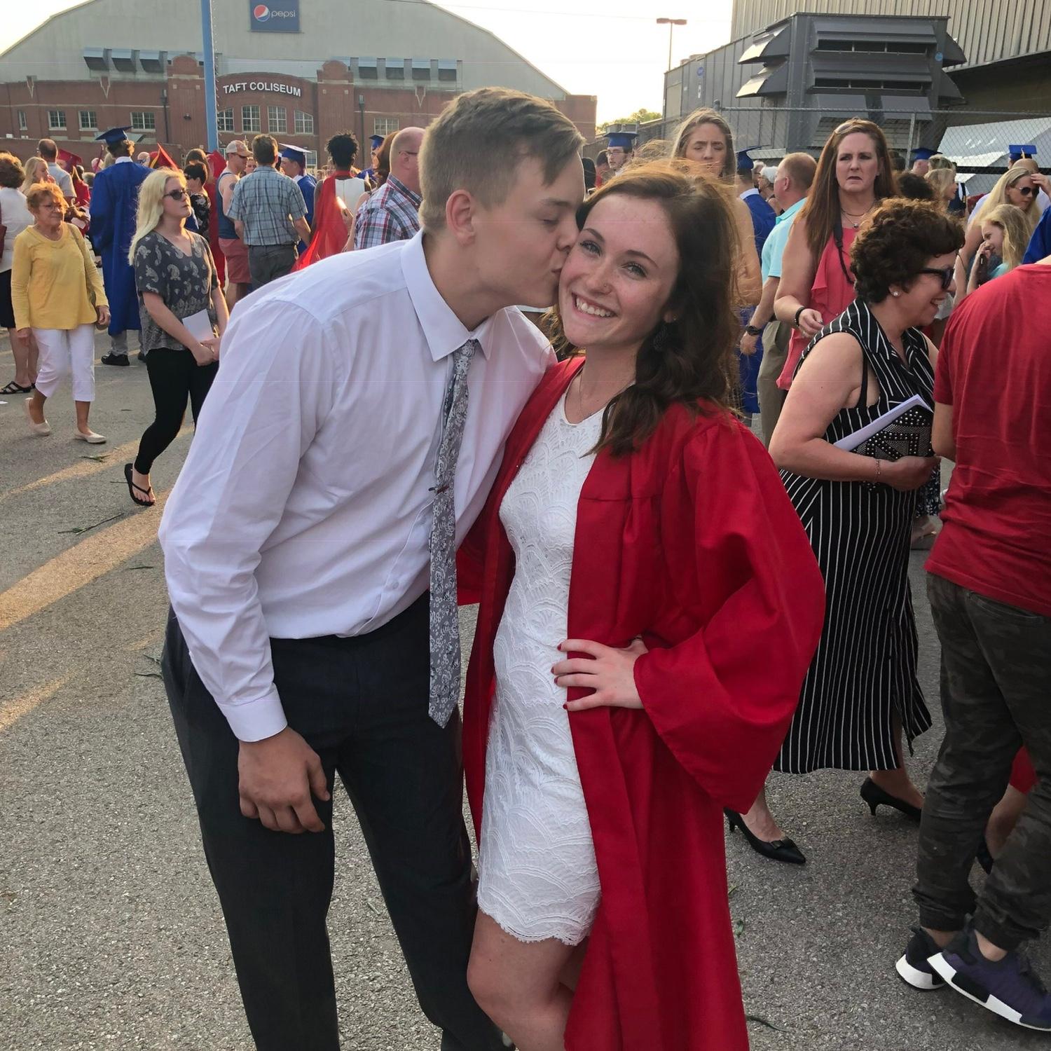 Graduation. We graduated the same day!