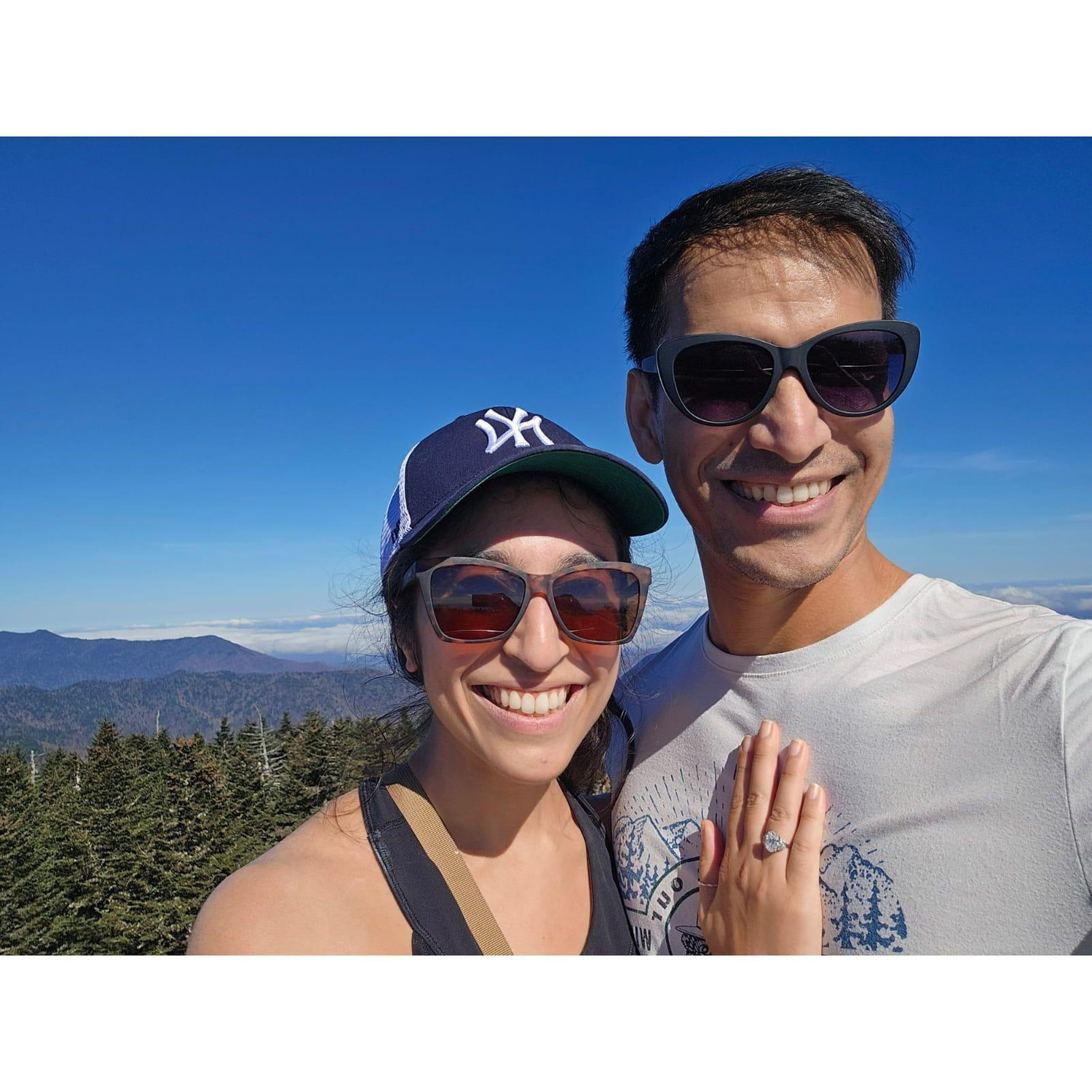 Celebrating our engagement in the Smoky Mountains