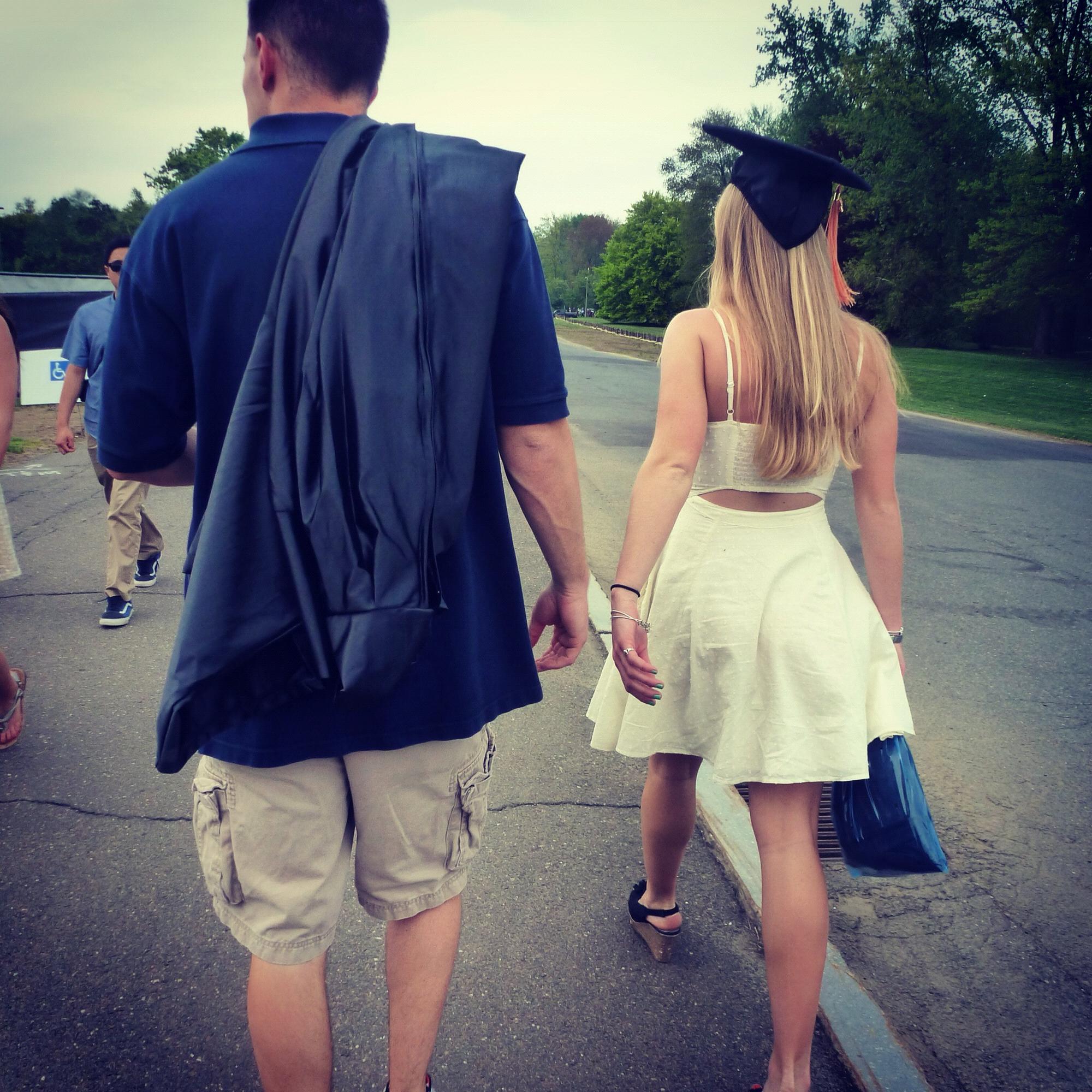 Graduating UMass Amherst together