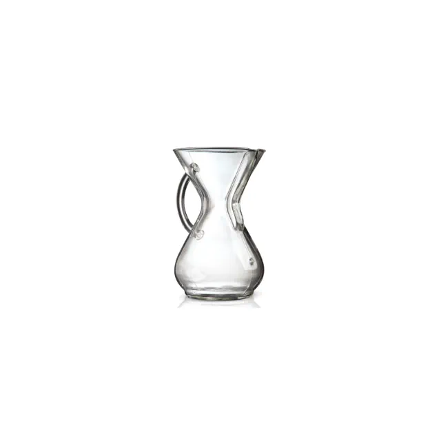 Chemex Pour-Over Glass Coffeemaker - Glass Handle Series - 6-Cup - Exclusive Packaging