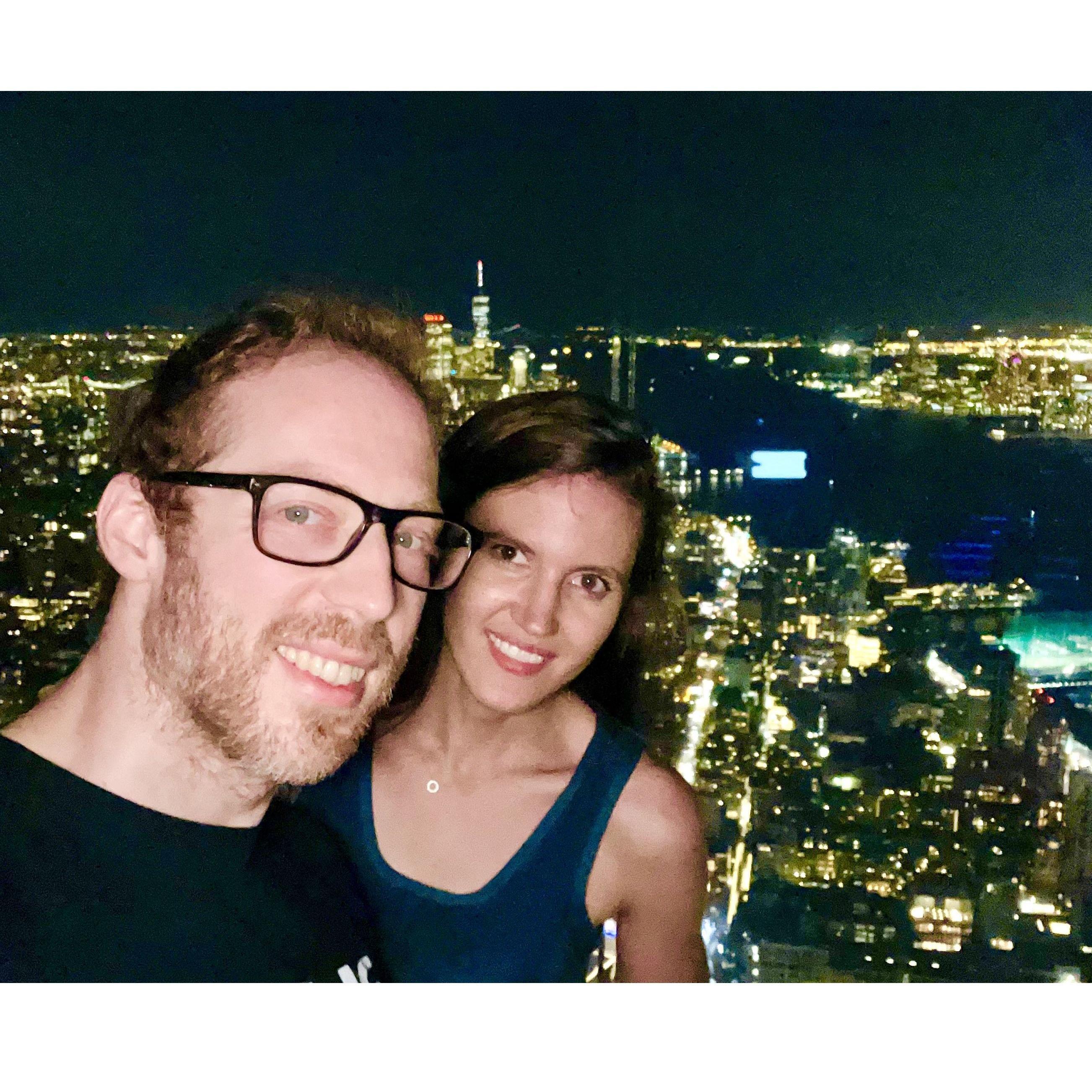 Overlooking all of NYC at the "Edge"