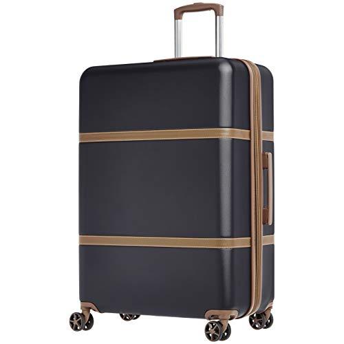 AmazonBasics Vienna Spinner Luggage Expandable Suitcase with Wheels
