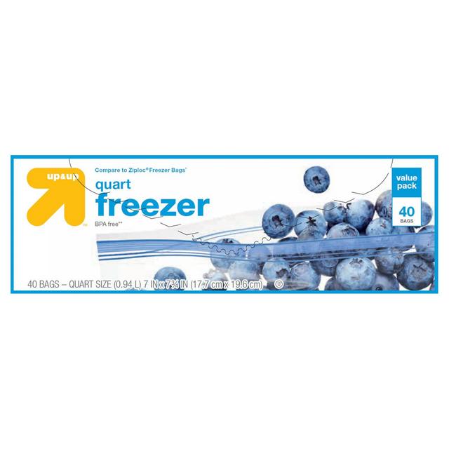 Quart Freezer Bags 40ct - up & up™
