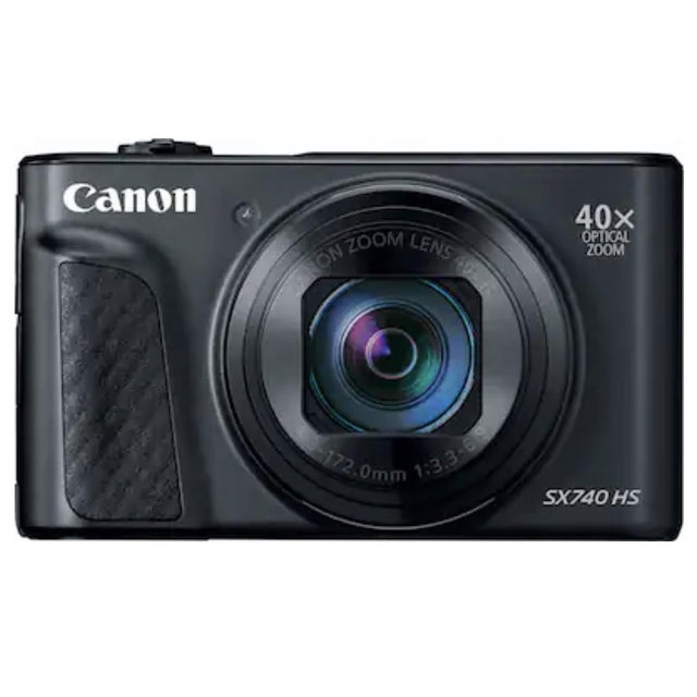 Canon - PowerShot SX740 HS 20.3-Megapixel Digital Camera - Black