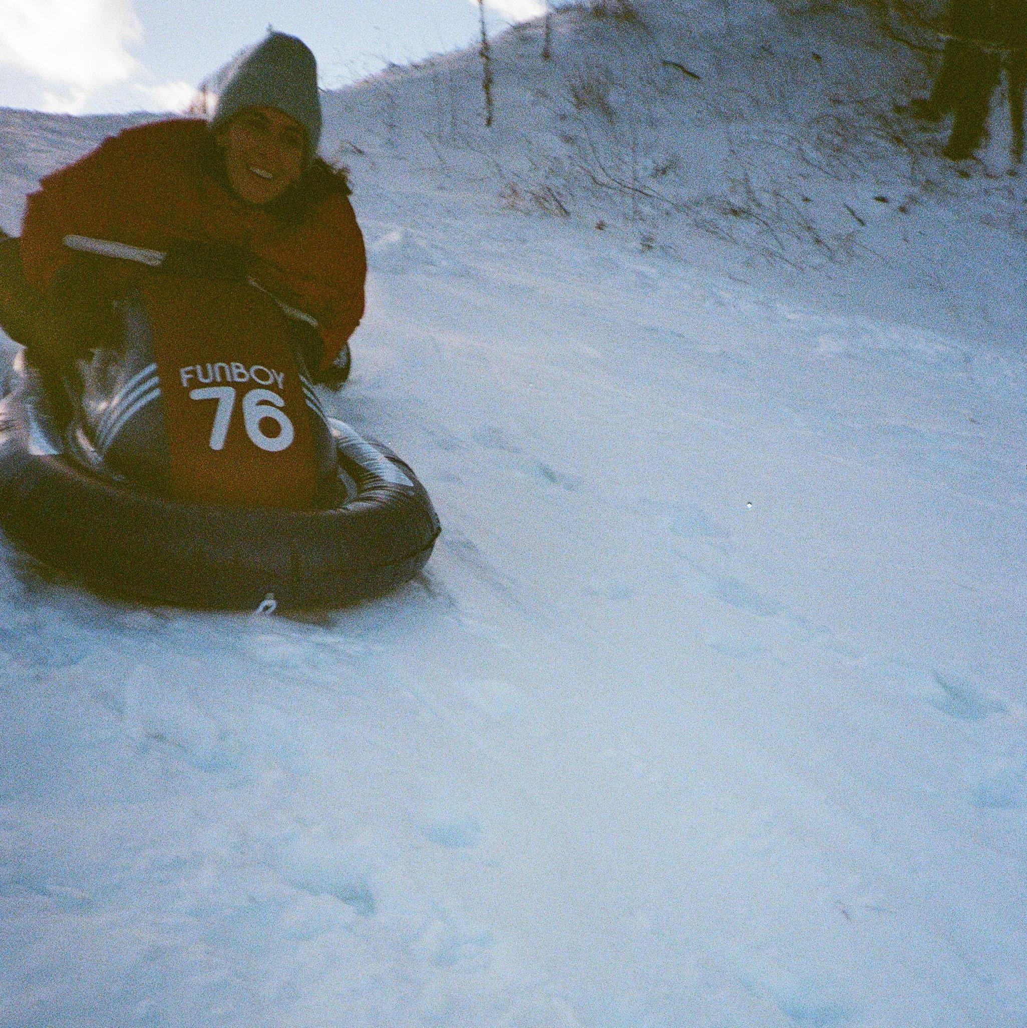 Florida girl loves the snow.