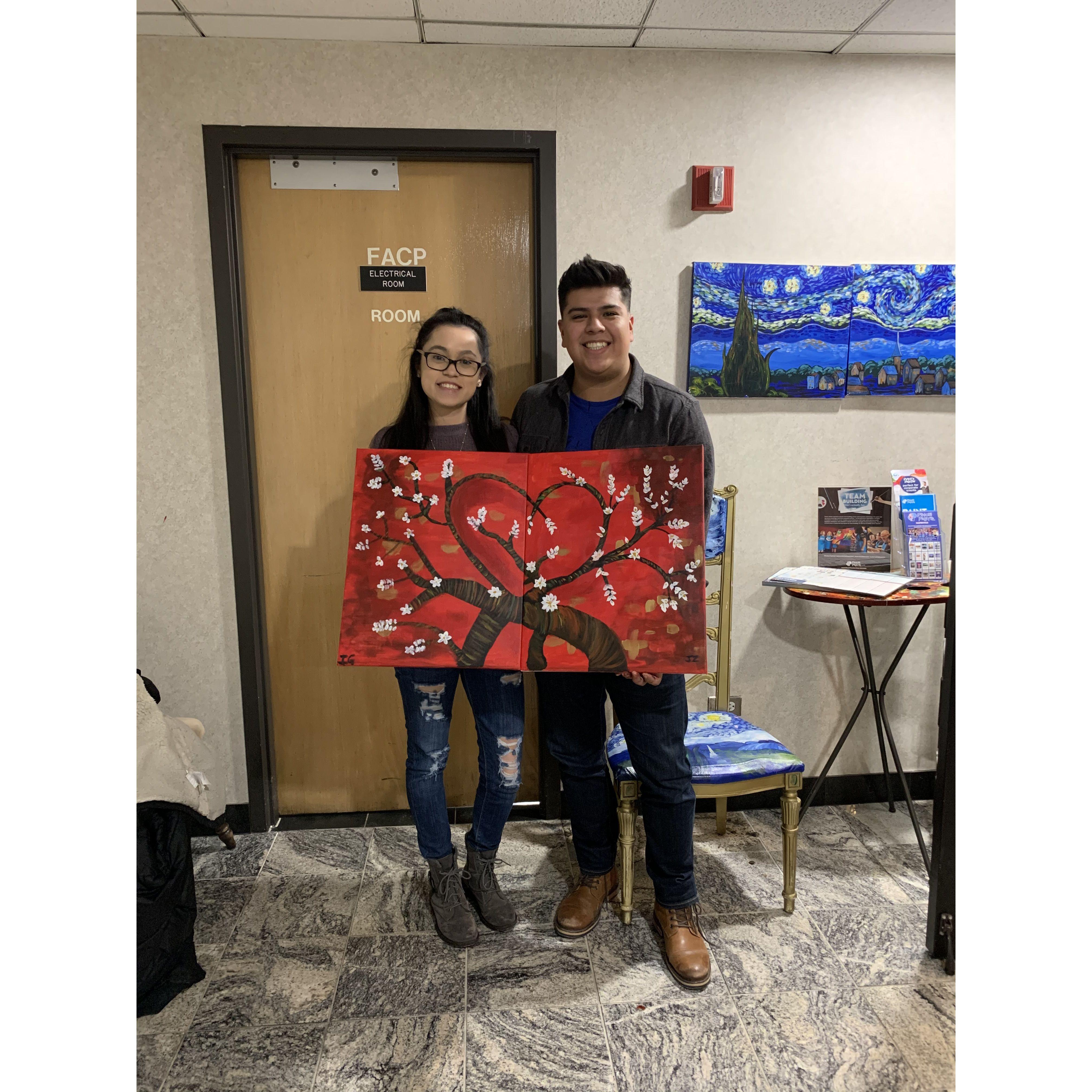 Our first Valentines day together