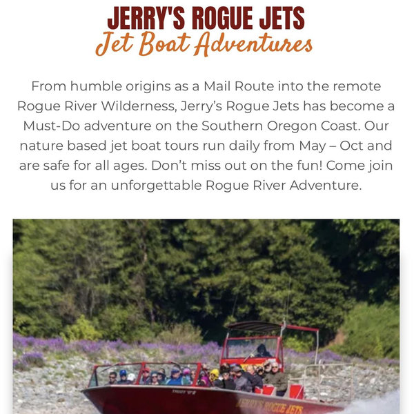 Jerry’s Boat Ride - Gold Beach
