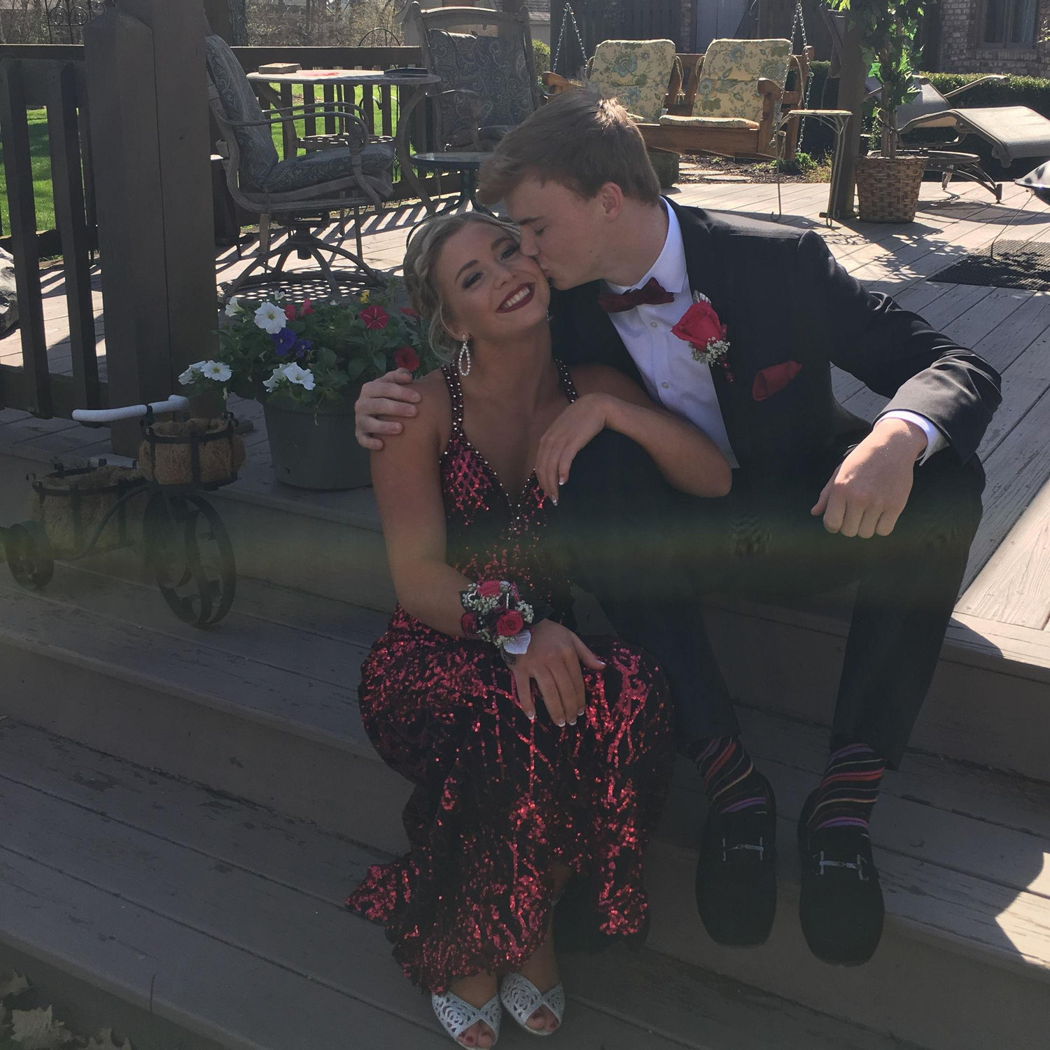 Sarah's senior prom