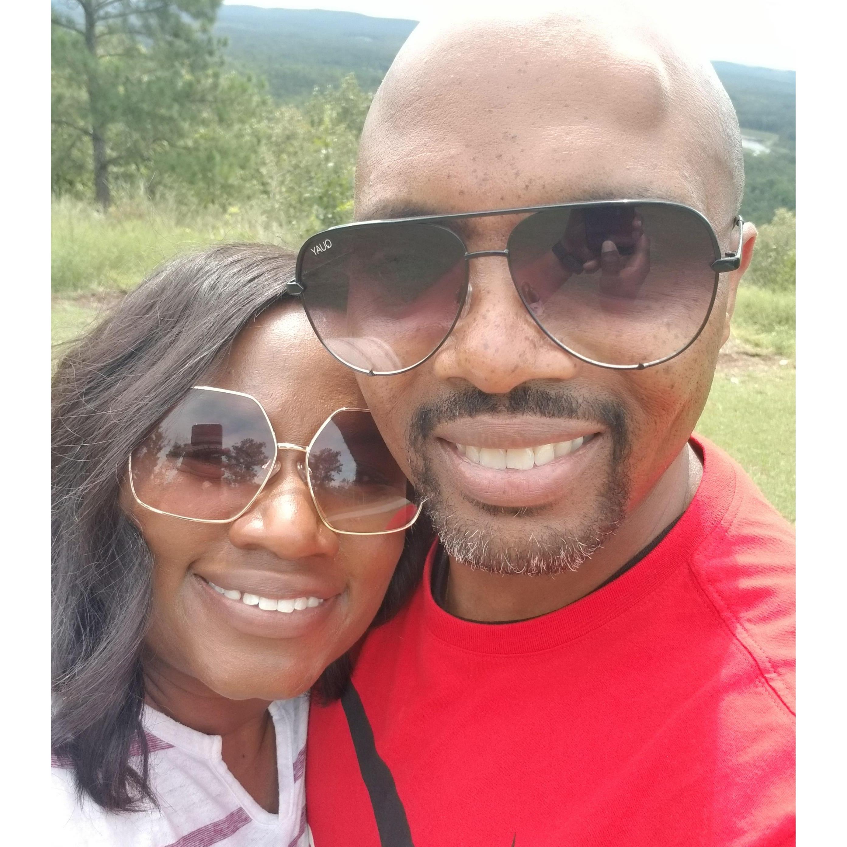 First trip together to Pine Mountain's overlook! It was pretty and we had a great time!!