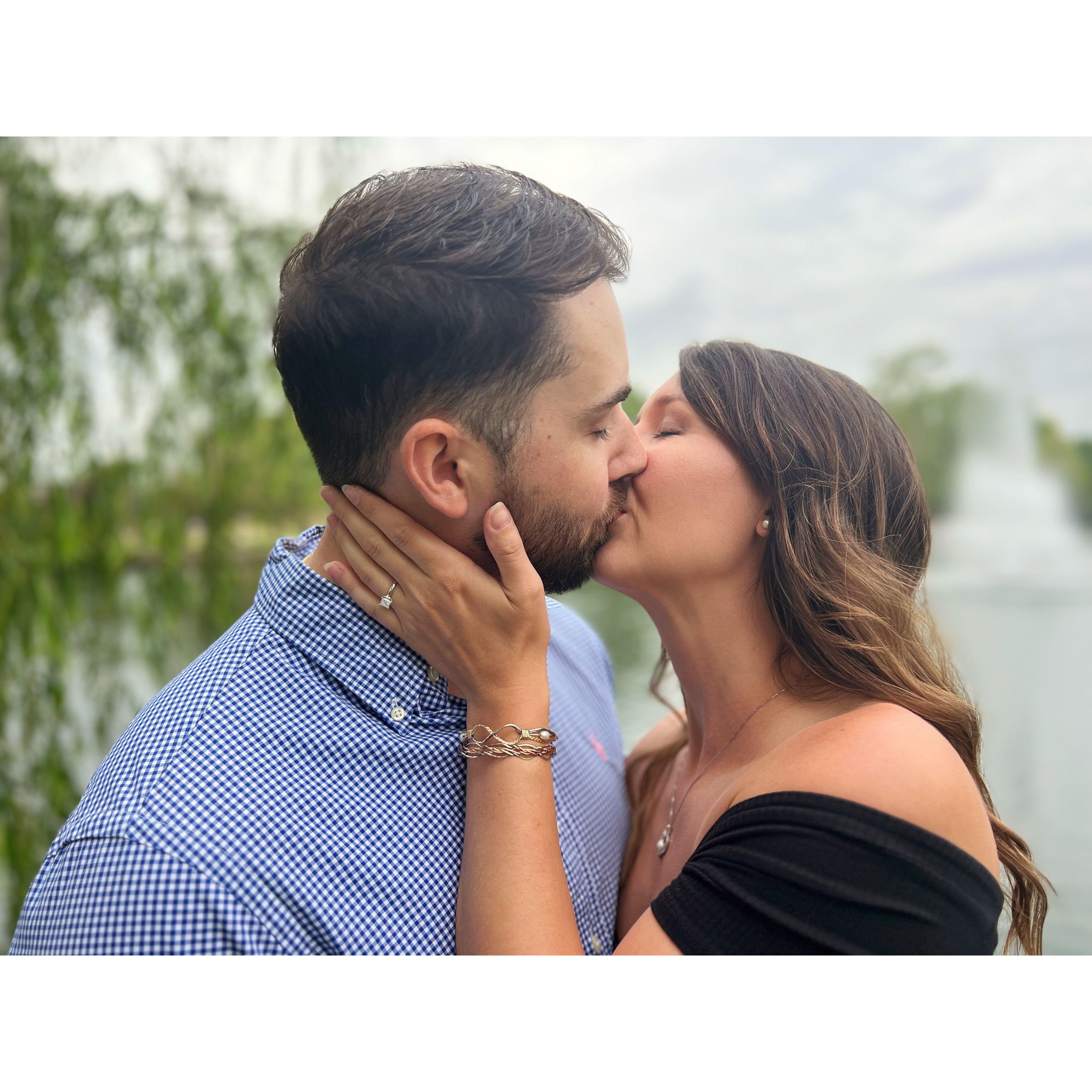 The day we got engaged