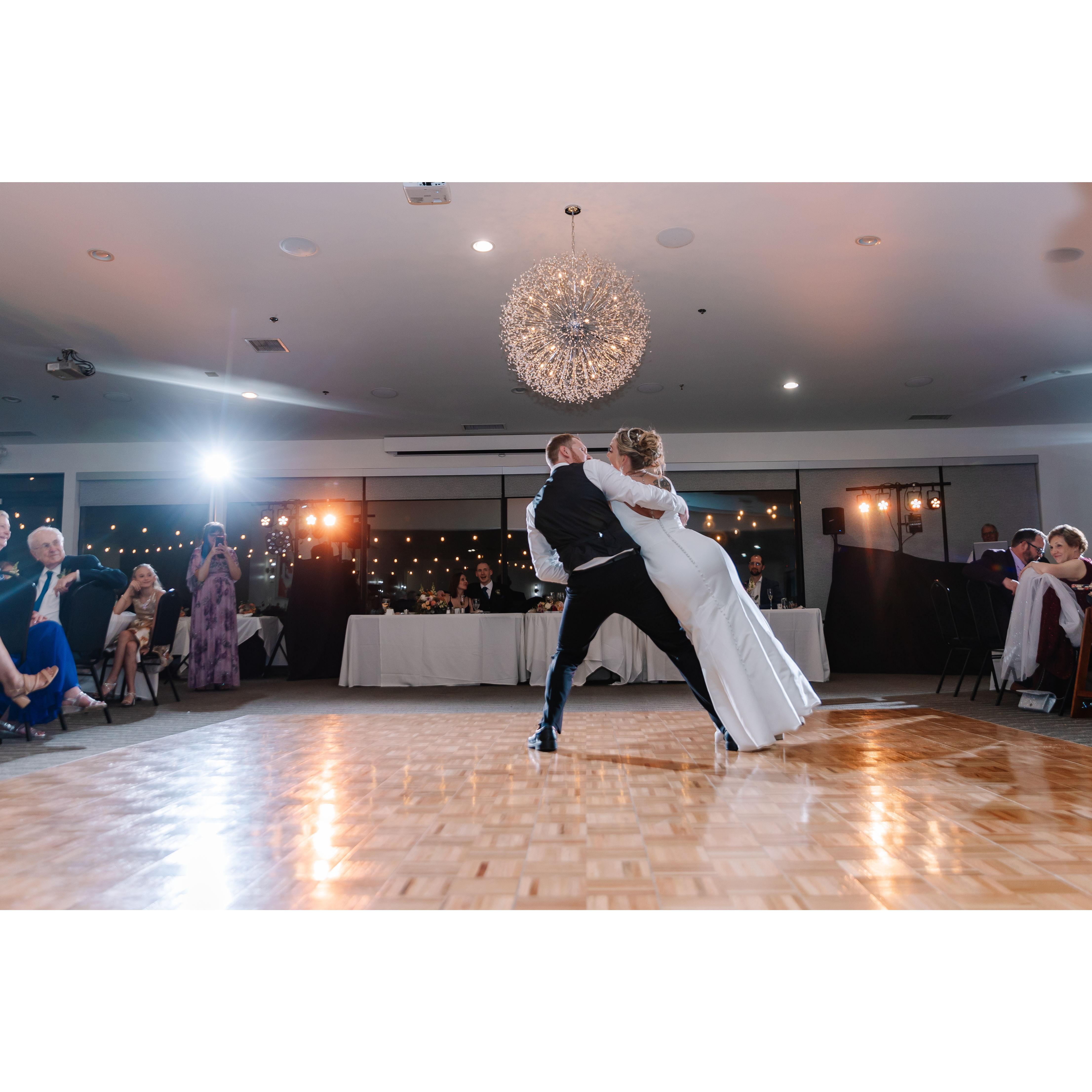 A little side dip flare