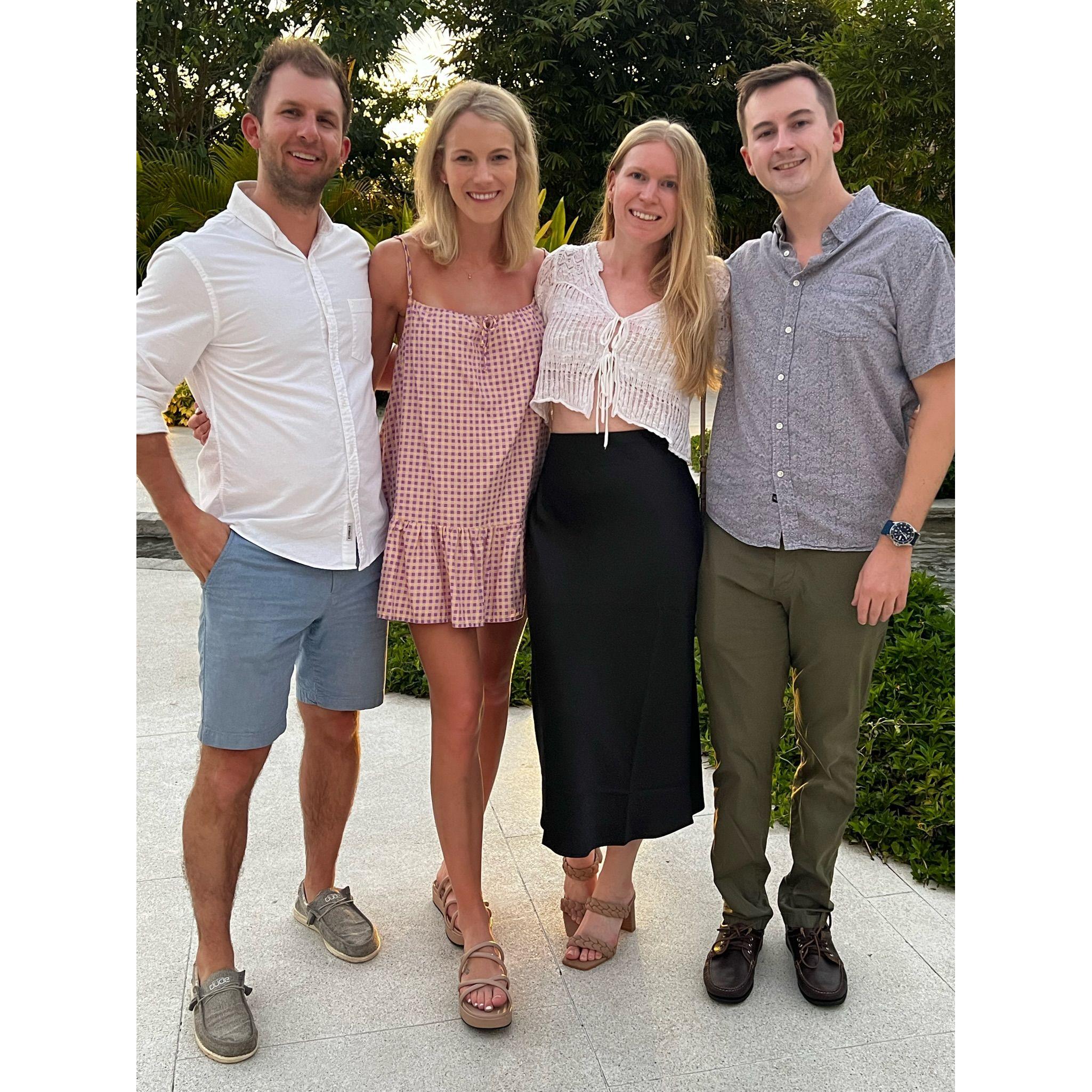 02.2023 In Mexico with friends. We love getting away from the Minnesota winters