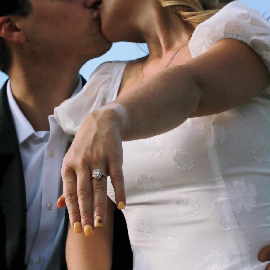 I like shiny things, but I’d marry you with paper rings.