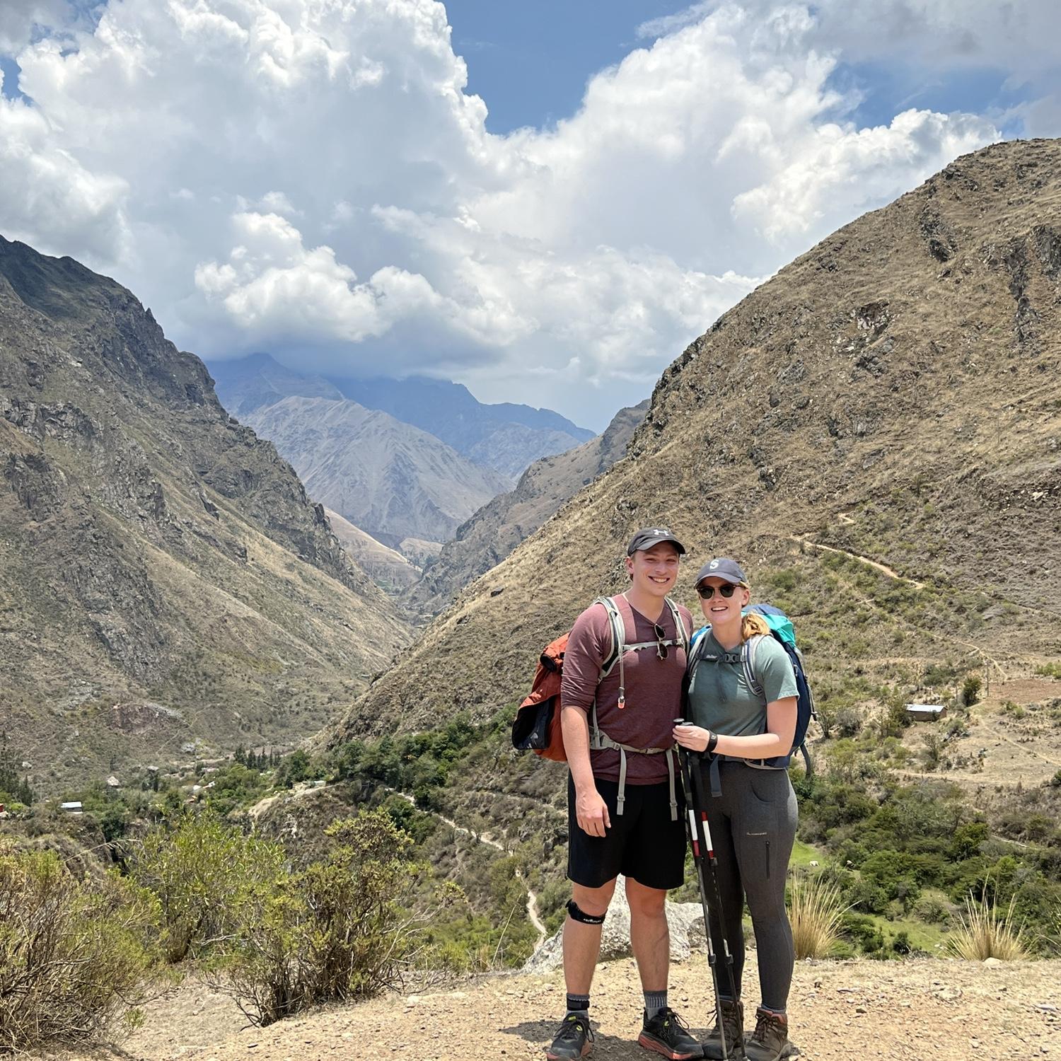 Day 1 of our 4 day trek on the Inca Trail, November 2021.