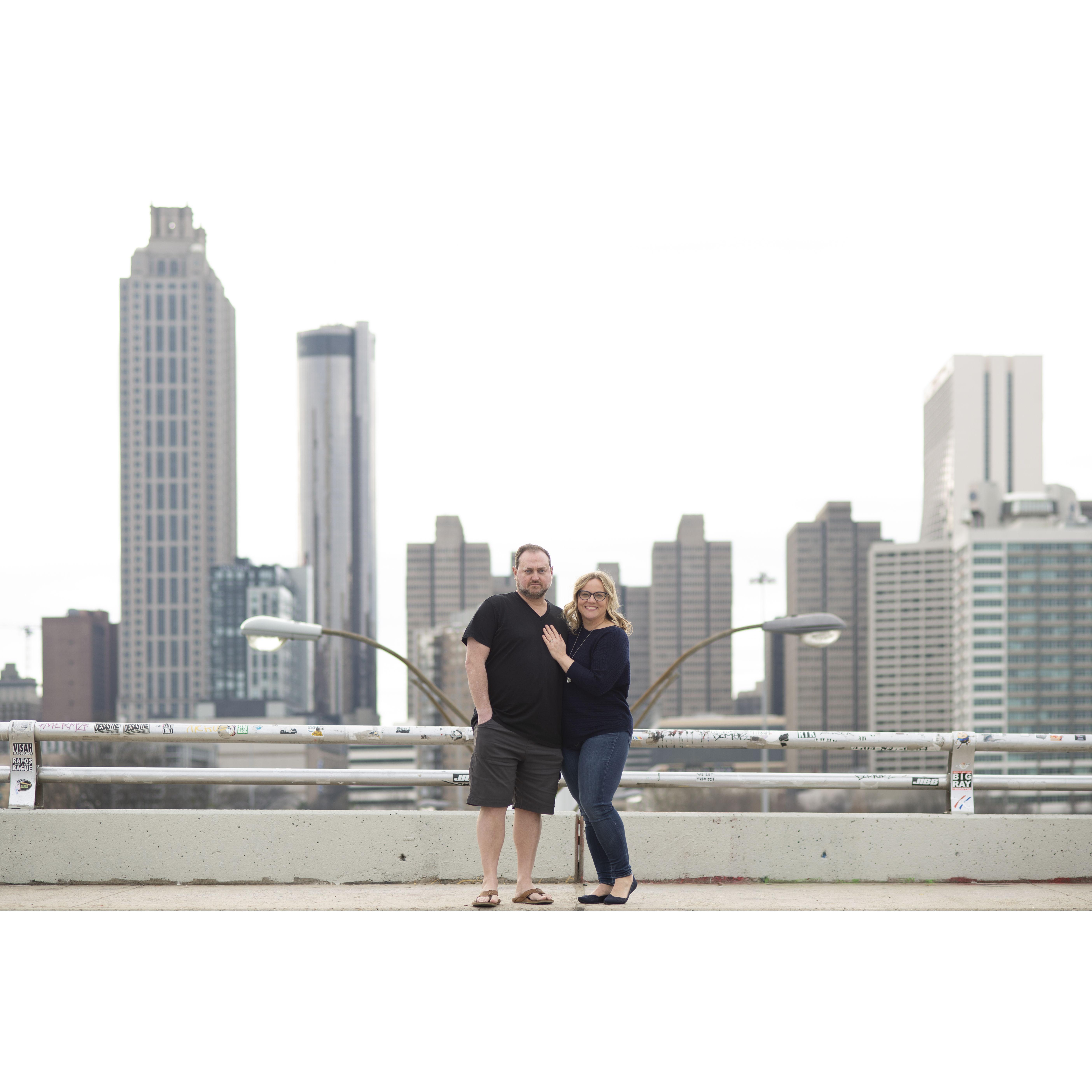 The famous Jackson Street Bridge in Atlanta.